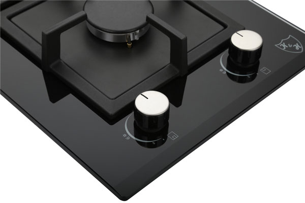 K/&H 2 Burner 12 Built-in LPG//Propane Gas Stainless Steel Cast Iron Cooktop 2-SSWKL-LPG